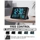 thumbnail image 3 of Higrotermógrafo Tuya WiFi Reloj de escritorio Calendario Termómetro higrómetro inteligente con pantalla LED digital Soporte WIFI Autocalibración/Brillo ajustable de 4 niveles/Vista remota de la a, 3 of 7