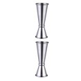 thumbnail image 2 of Injueey Vaso medidor de doble coctelera de acero inoxidable, herramienta de medición Jigger de 30ml/60ml, barra de medición, suministros para Type2 NO2, 2 of 6