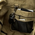 thumbnail image 3 of Qarigey grande para hombre, bolsa de viaje multifuncional para exteriores, bolso de hombro deportivo grande para montañismo, senderismo, Envolturas para manijas de equipaje Nuevo/Negro/S Qarigey AP012265-07, 3 of 6