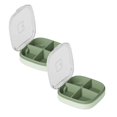 thumbnail image 1 of Oleegame 2PC Produce Storage Portable Small Mini Storage Box Large Capacity Carry On Travel Compartment Sealed Box, 1 of 4