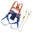 thumbnail image 1 of Aerial Fall Protection  Harness With Hook - Load Bearing 330.7lb, Back & Front Hanging Points, Full Body,  Equipment For Construction, Maintenance, 1 of 8