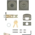 thumbnail image 3 of Kwikset 740Psksqt-S Pismo Single Cylinder Keyed Entry Door Knob Set - Brass, 3 of 7