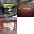 thumbnail image 5 of Pre-Owned CHANEL Shoulder Bag Leather Black Gold Women's z4416 (Good), 5 of 5