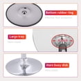 thumbnail image 4 of YRLLENSDAN Adjustable Bar Stools Set of 2, Kitchen Bar Stools Swivel Bar Stools with Back Bar Stools for Kitchen Counter, White, 4 of 7