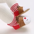 thumbnail image 2 of Esho Christmas Baby Shoes Snow Boots, Infants Winter Xmas Plush Warm Slipper Shoes Santa Elf Booties Shoes 0-18M, 2 of 8