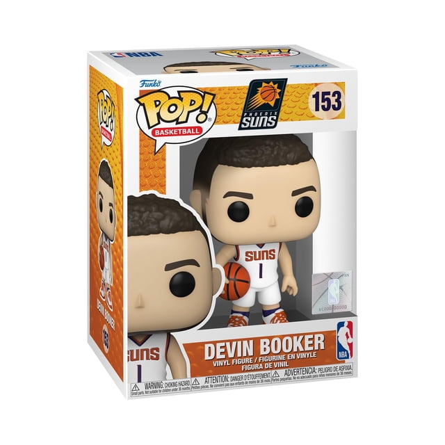 ¡Funko Pop! Figura de vinilo de Devin Booker de los Phoenix Suns de la NBA, 10 cm
