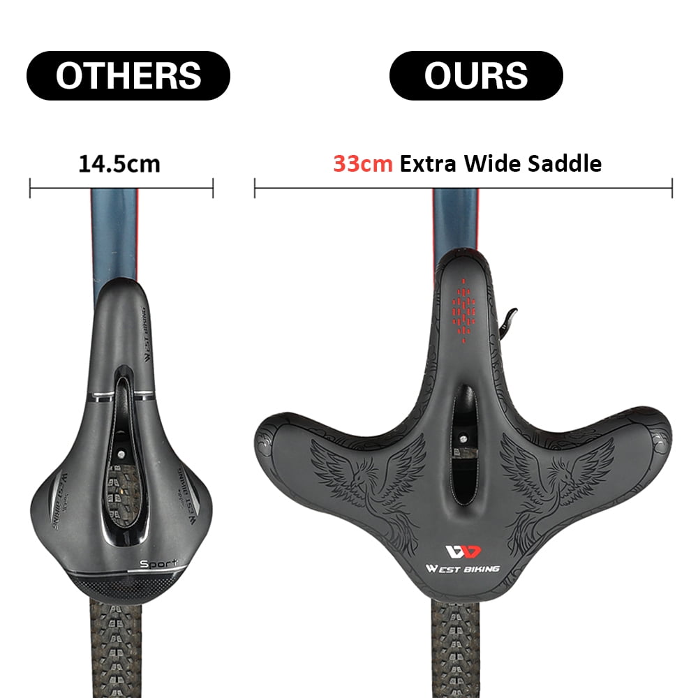Selle de velo large et confortable hotsell