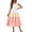 White & Pink, variant on Arshiner Girls Maxi Summer Short Flutter Sleeve Casual Dress with Pockets