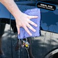 thumbnail image 5 of The Rag Company - Eagle Edgeless 350 - Microfiber Towels For Cars - 350gsm, 16in x 16in, Lavender (5 Pack), 5 of 10