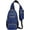 Dark Blue, variant on Men's Outdoor Sling Bag – Multi-Pocket, Water-Resistant, Breathable Back, Daypack Multipurpose Cross Body Chest Bag