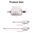 thumbnail image 4 of Sac Banane Imperméable pour Amoureux des Animaux - Sac Banane à la Mode avec Design de Chat Mignon, Ceinture Réglable pour Voyage, Trajets et Activités Extérieures, 4 of 4
