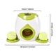 thumbnail image 5 of Lanzador Pelota Perro Automático Máquina Recompensa Alimentos Tenis para Alimentador Lento () Verde, 5 of 9