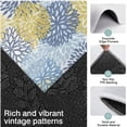 thumbnail image 3 of Blue and Yellow Floral Pattern Kitchen Rugs Sets Of 3,Kitchen Runner Rugs Non Skid Washable,Decorative Kitchen Floor Mats for Kitchen,Sink,Laundry,17"x30"+ 17"x47" + 17"x59", 3 of 6