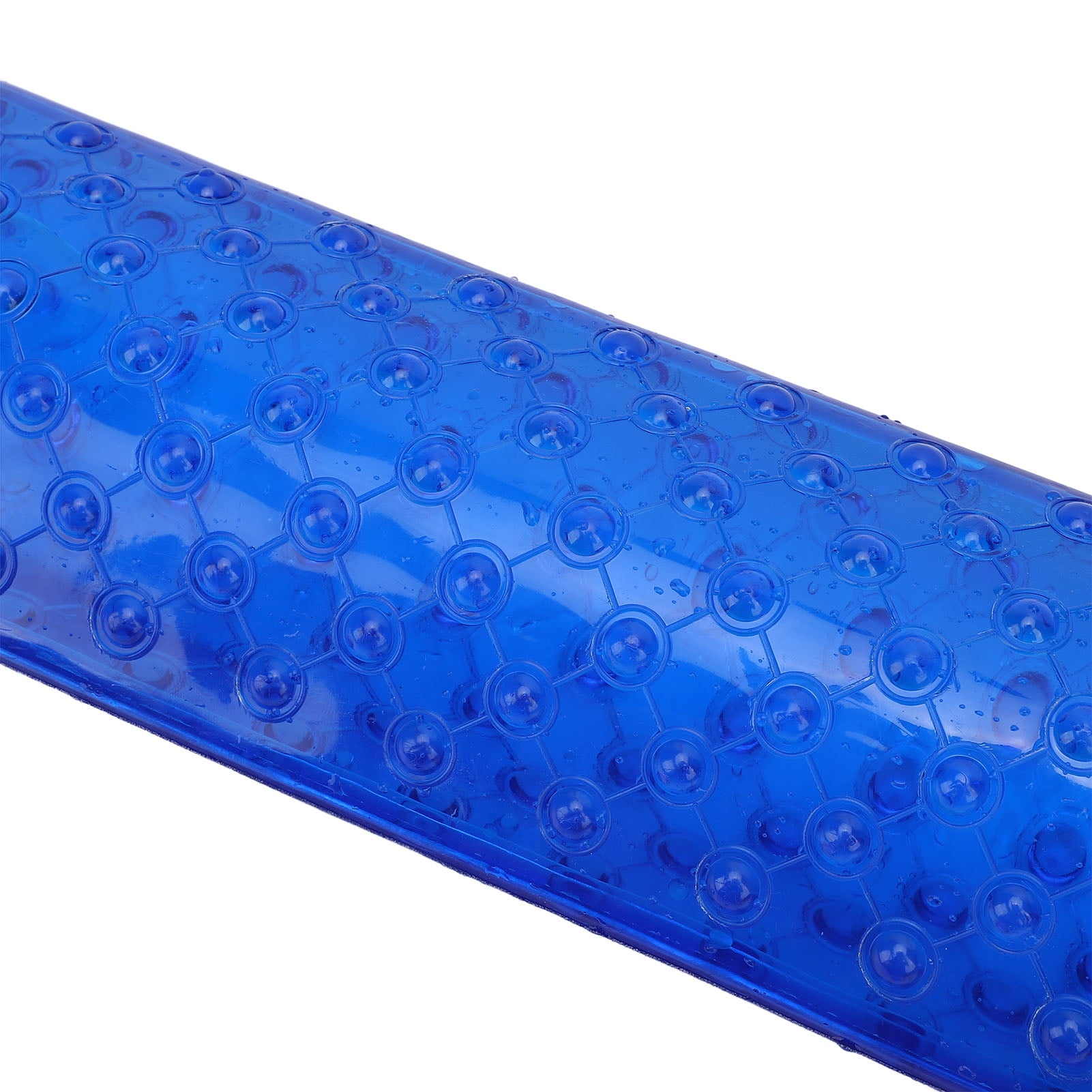 Yajisi Large Hot Water Bottle Explosion Proof Water Filled PVC Bag for Winter Warm Hands Feet Blue Cloth Cover 16 inches / 40.6 cm Reusable Therapy Pack 28.9 oz / 820 g