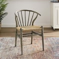 thumbnail image 2 of Modway Flourish 18.5" Wood and Rope Dining Side Chair in Gray, 2 of 5