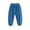 Blue, variant on WOLLED 1-8 Years Boys Girls Solid Color Casual Pants Kids Summer Soft Cotton Trousers Toddler Elastic Waist Lantern Jogger Pants Sun Screen Sweatpants for Girls