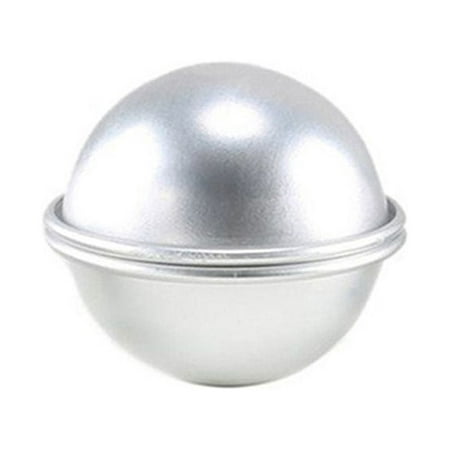 

2PCS Ball Bathroom Accessories Aluminium Alloy Salt Ball Mold Cake Mould Bath Bomb Molds Baking Pastry Tools 5.5CM