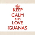 thumbnail image 2 of CafePress - Keep Calm And Love Iguanas Tote Bag - Unisex Canvas Tote Bag, Beige, 1-Piece, 2 of 7