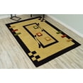thumbnail image 6 of Premium 3D Hand Carved Modern 5x8 5x7 Rug Contemporary 1347 Black Beige, 6 of 11