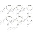 thumbnail image 1 of Unique Bargains Picture Hanging Wire Kit 1M Load 66 lbs with Fixing Screws and Wrench 6Set, 1 of 4