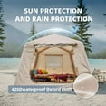 thumbnail image 3 of Esheno 11㎡ Inflatable Camping Tent with Canopy Hand Pump 4-Season Waterproof Oxford 4-8 Person Glamping 157.48x108.27x78.74", 3 of 9