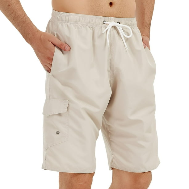 Traje de baño Scotamalone de secado rápido para hombre color caqui