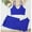 Blue, variant on Stylish Girls Three Piece Swimsuit Set with Bikini and Flowy Wrap Skirt Cover Up