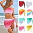 thumbnail image 2 of Lerpwige Elegant Beach Wrap For Women Polyester Fabric Skirt With Wrinkled Feature For Vacation And Water Activity, 2 of 20