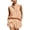 Orange, variant on Clossjun Striped Two Piece Set for Women Spring Summer Casual V Neck Button Sleeveless Top Elastic Waist Shorts Sets