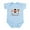 Sky Blue, variant on CafePress - Peace Love Radiology Infant Bodysuit - Baby Light Bodysuit, Size Newborn - 24 Months