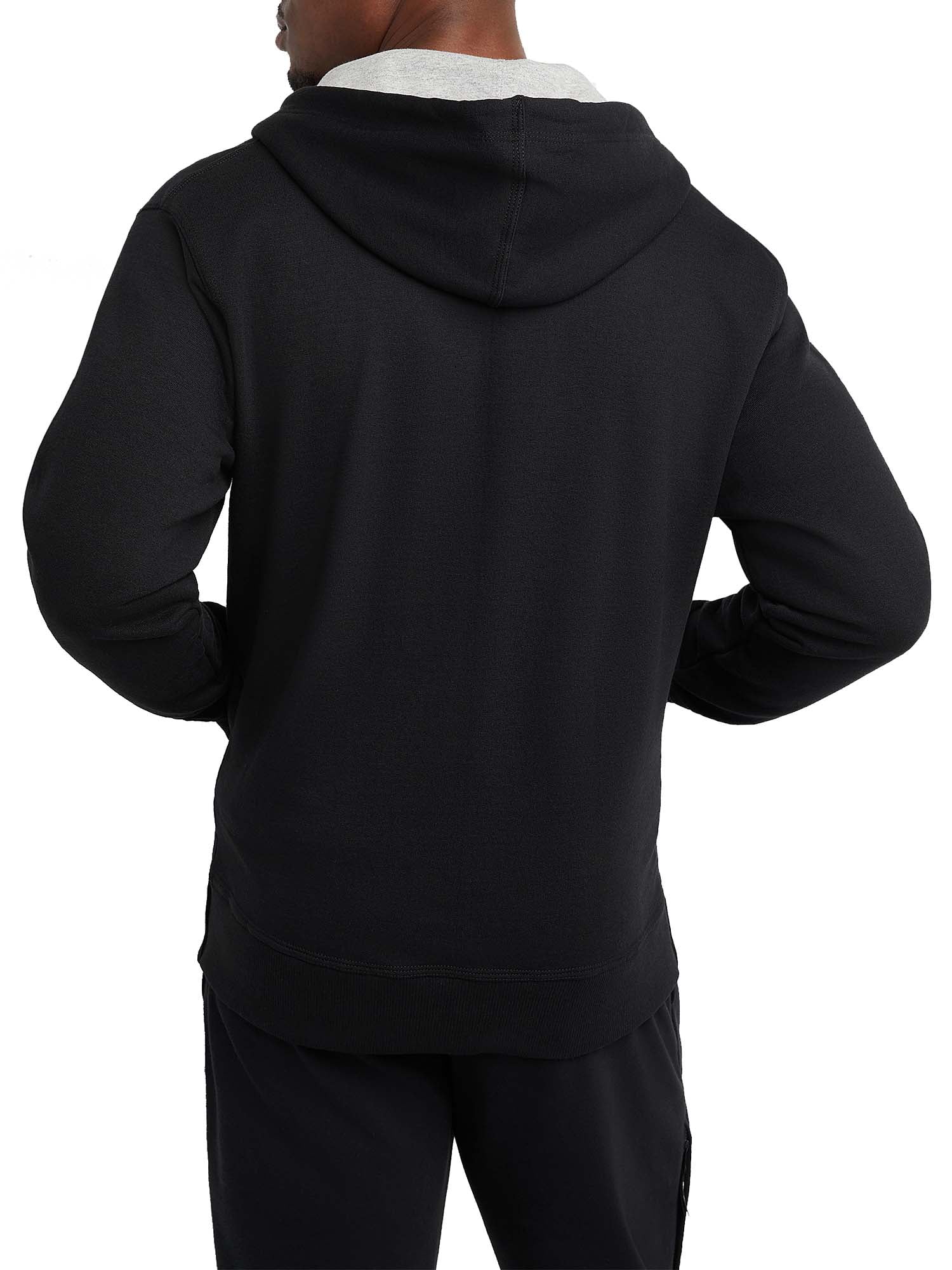 Champion Men's Powerblend Full-Zip Hoodie Black Medium