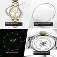thumbnail image 1 of Reloj de cuarzo con diamantes de moda, resistente al agua, con luz nocturna, reloj de mujer moderno, 1 of 1