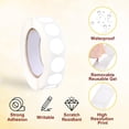 thumbnail image 3 of Papapt 0.5 Inch White Round Stickers, 1000 Pcs White Dot Stickers, Blank Circle Sticker Labels to Write On, Writable Circle Dot Stickers Used for Classroom Office(White), 3 of 7