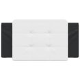 thumbnail image 3 of vidaXL Headboard Cushion Black and White Faux leather 39.4 in wide, 3 of 4