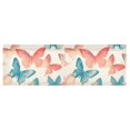 thumbnail image 6 of Yayeee Kitchen Valance Rod Pocket 54" x 18" Living Room Window Curtain, Watercolor Butterflies, 6 of 6