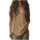 thumbnail image 1 of Vestidos Casuales Para Mujer, Blusas De Mujer De Moda Camisa de botones lisa de moda para mujer, blusa holgada con cuello en V para mujer, 1 of 6