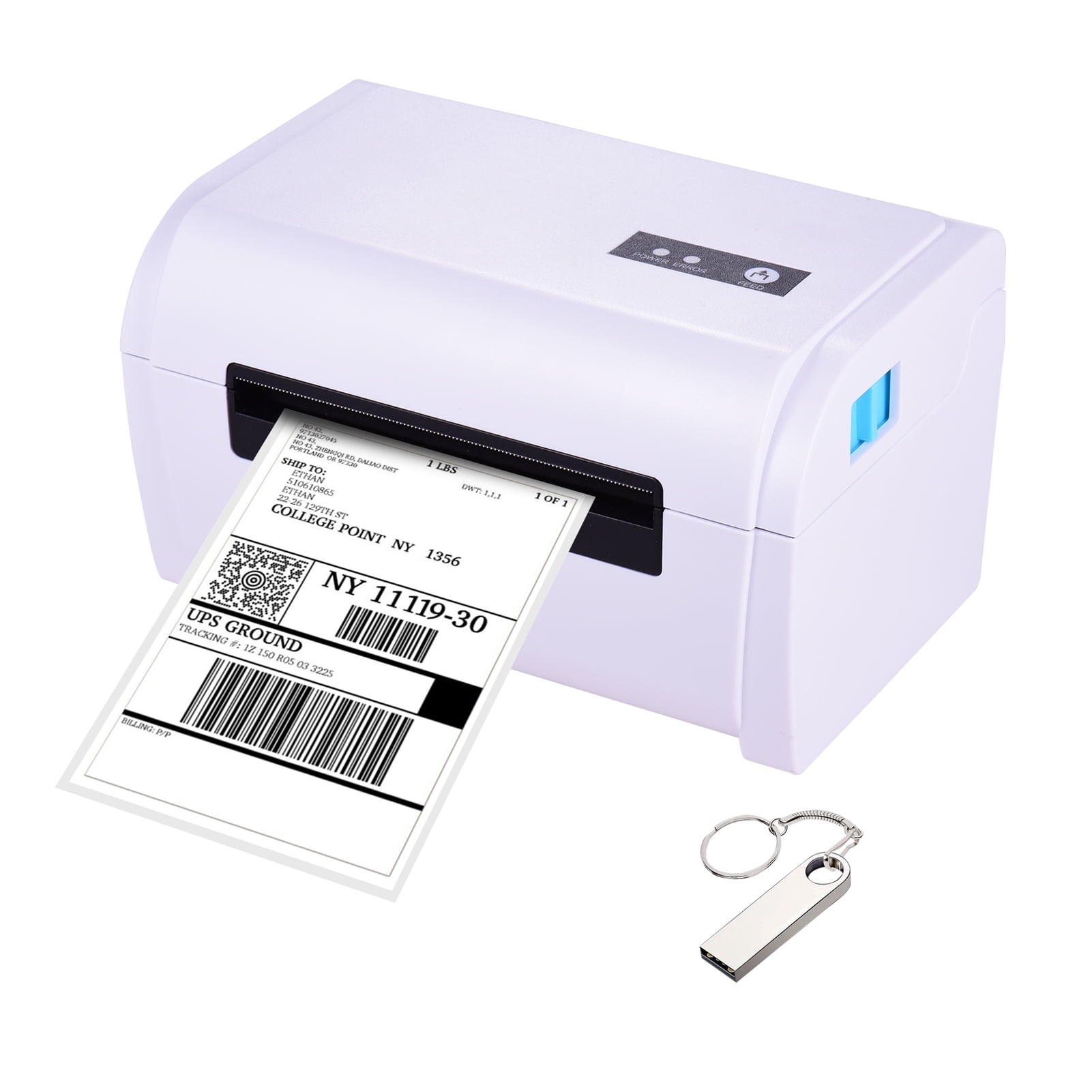 Etsy Thermal Printer for Barcodes-Labels Labeling MUNBYN Label Printer with Pack of 500 Label Paper Paper Holder Shopify,etc Ebay Compatible with UPS FedEx 