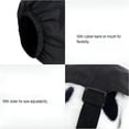 thumbnail image 4 of GASTROPOD Dog Calming Cap Eye Mask Nylon Shading Pet Mask Muzzle for Grooming Anti Car Sickness (Black,L), 4 of 5