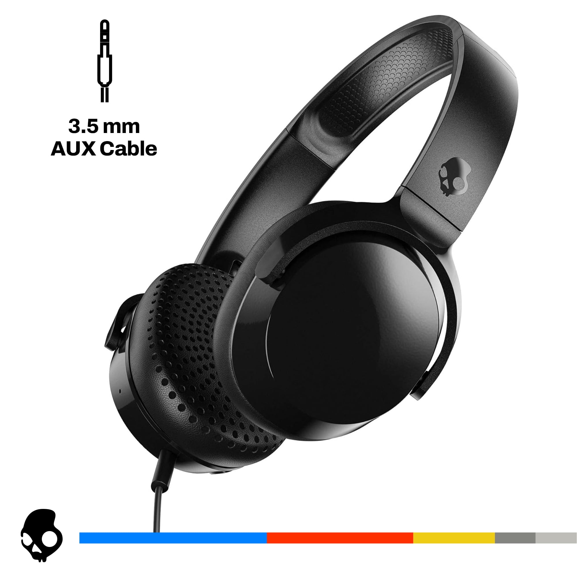 Skullcandy Riff on-ear Headphones with Microphone, Black