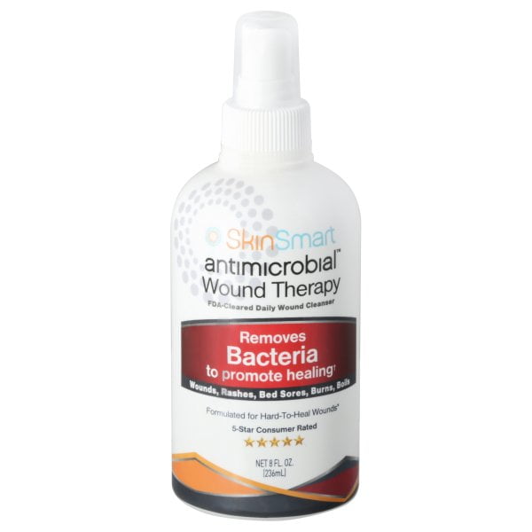 SkinSmart Wound Therapy Safely Removes Bacteria so Wounds Can Heal, 8 Ounce