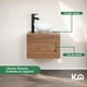 thumbnail image 5 of Gabinete Para Baño Flotante Mueble Lavamanos Ovalin y Monomando Repisas Fibra de Madera MFC KingsHouse cafe Estandar, 5 of 8