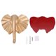 thumbnail image 1 of Gancho para colgar toallas de pared de baño de resina con forma de Animal de estilo europeo único, decoración de baño, elefante, 1 of 12