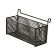 thumbnail image 3 of Cesta de almacenamiento colgante junto a la cama, estante de hierro, organizador colgante portátil multiusos, estante para cama, litera, dormitorio Negro, 3 of 7