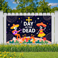 thumbnail image 7 of Skeleton Decoration Day of the Dead Skull Design RIP Tombstone Halloween for Party Decoration Indoor Event Celebration, 7 of 7