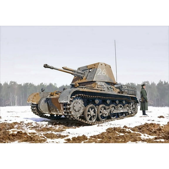 Italeri 6577 WWII German Panzerjaeger I 1/35 Scale Plastic Model Kit