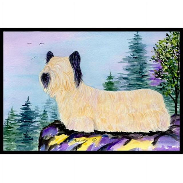 SS8679MAT Paillasson Intérieur Extérieur Skye Terrier 18 x 27 Po