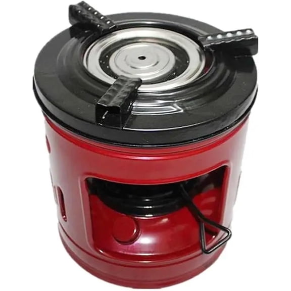 Kerosene Heater, 2pc Windproof Camping Stove Kerosene Mini Portable Outdoor Travel Picnic Cookware BBQ Barbecue Cooking Burner,for Indoor Camping Garage