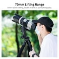 thumbnail image 4 of K&F CONCEPT Aluminum Alloy 360 Degree Panoramic Gimbal Tripod Head with 1/4'' Standard Quick Release Plate, 4 of 10