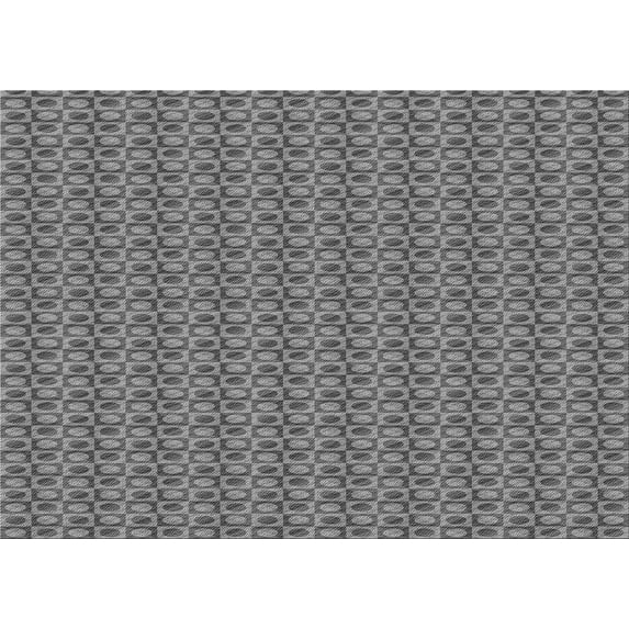 Ahgly Company Indoor Rectangle Patterned Gray Dolphin Gray Area Rugs, 7' x 9'