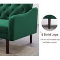 thumbnail image 4 of Modstyle Velvet Futon Sofa Bed, 73" Convertible Sleeper Sofa with Pillows, Daybed, Indoor, 4 of 9